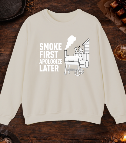 Apologize Later Crewneck - Sand
