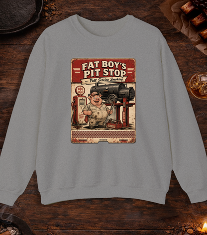 Fat Boy's Matchbook Crewneck - Sport Grey