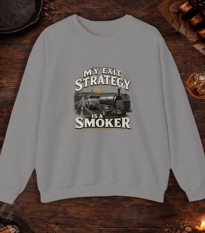 Exit Strategy Crewneck - Sport Grey