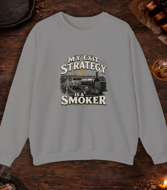 Exit Strategy Crewneck - Sport Grey