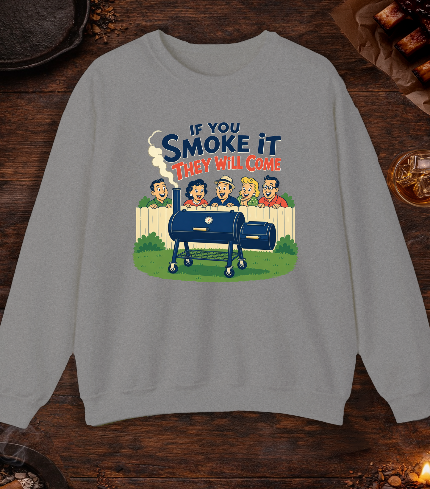 They Wlll Come Crewneck - Sport Grey