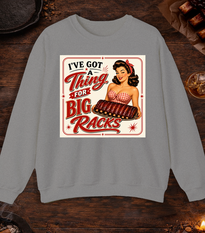Thing Big Racks Crewneck - Sport Grey