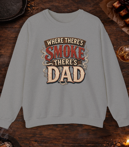 Where There's Smoke Crewneck - Sport Grey