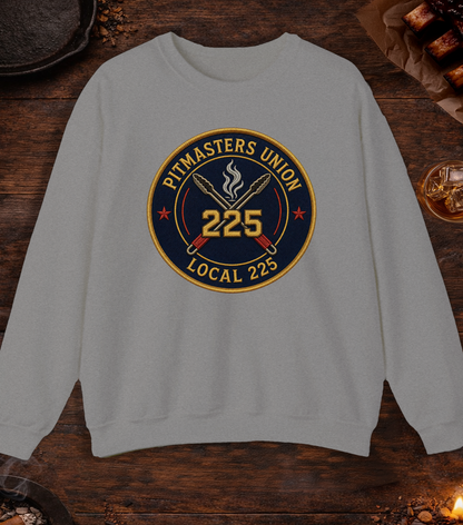 Pitmaster's Union Crewneck - Sport Grey
