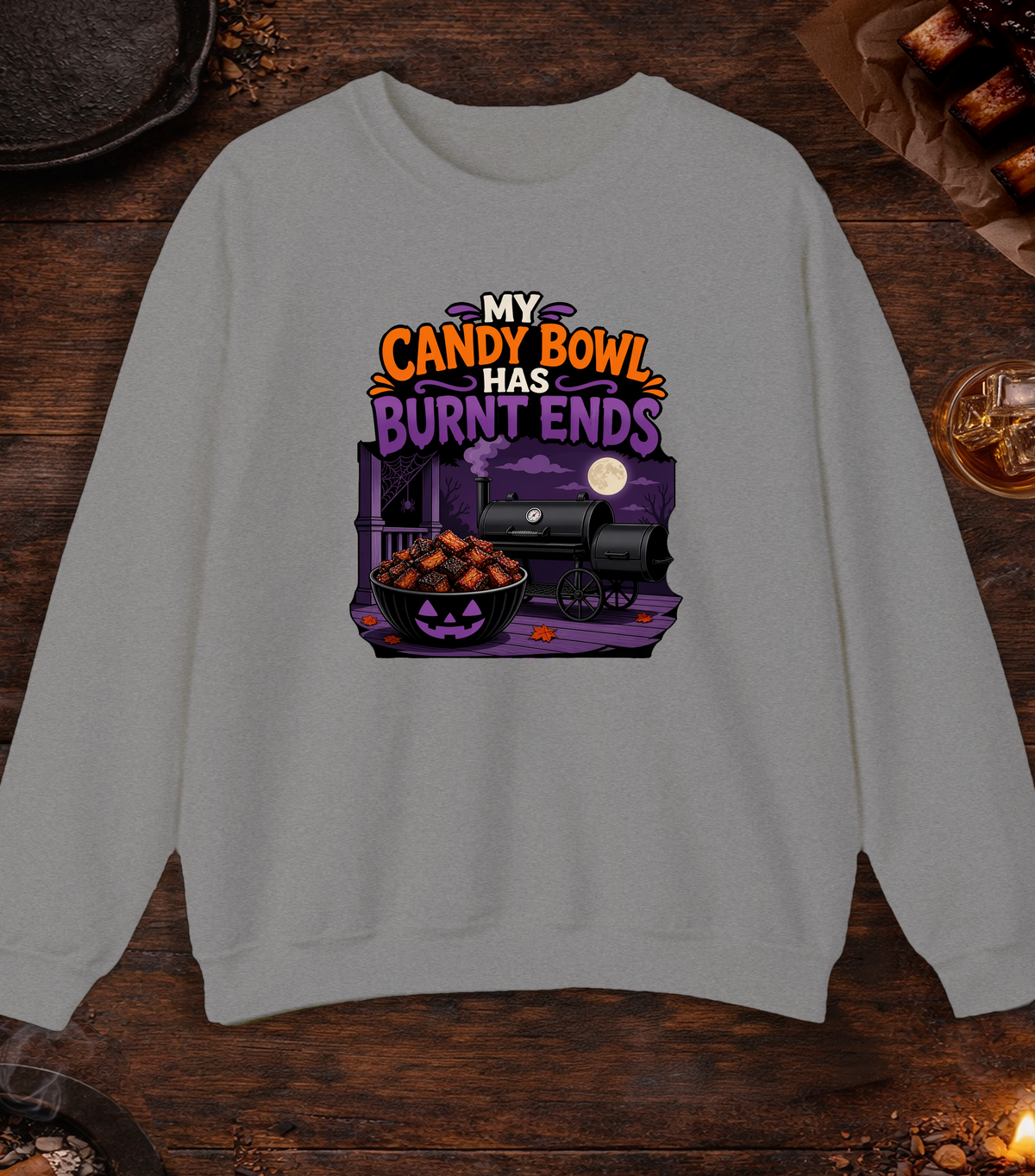 My Candy Bowl Crewneck - Sport Grey