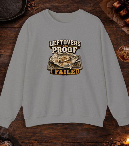 Leftovers Are Proof Crewneck - Sport Grey