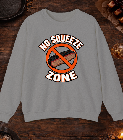 No Squeeze Zone Crewneck - Sport Grey