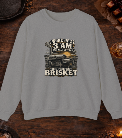 Woke Up At 3am Crewneck - Sport Grey