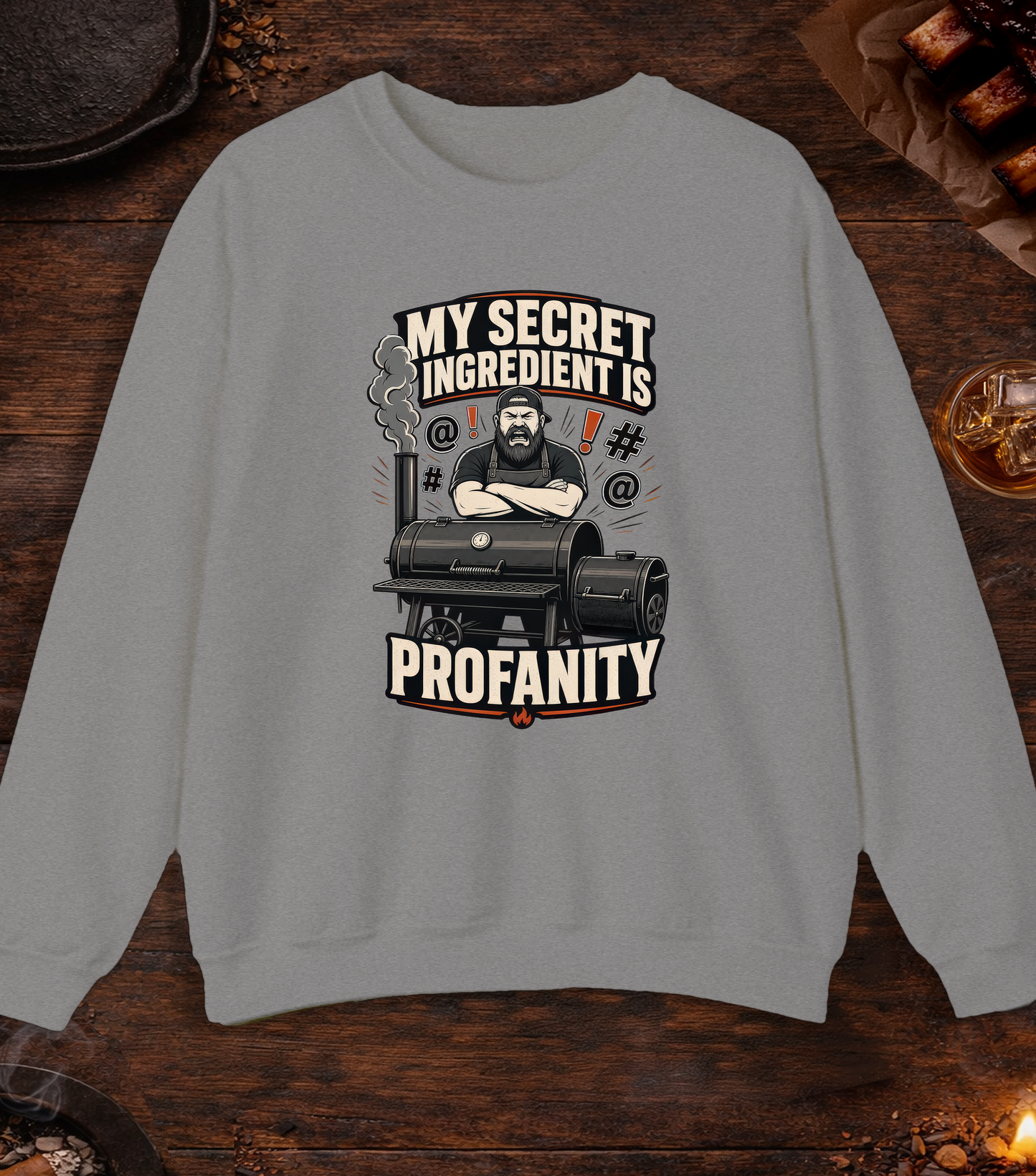 My Secret Ingredient Crewneck - Sport Grey