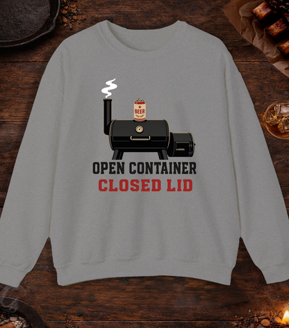 Open Container Crewneck - Sport Grey