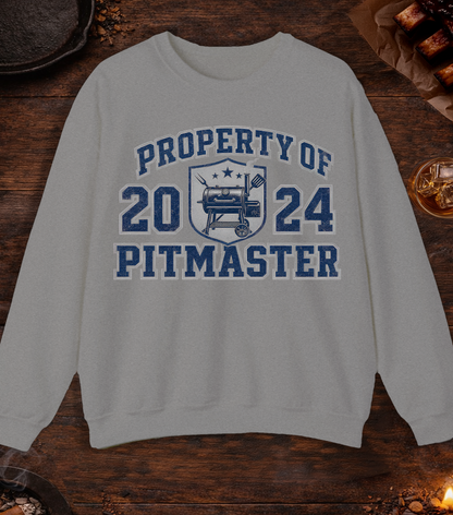 Property of Pitmaster Crewneck - Sport Grey