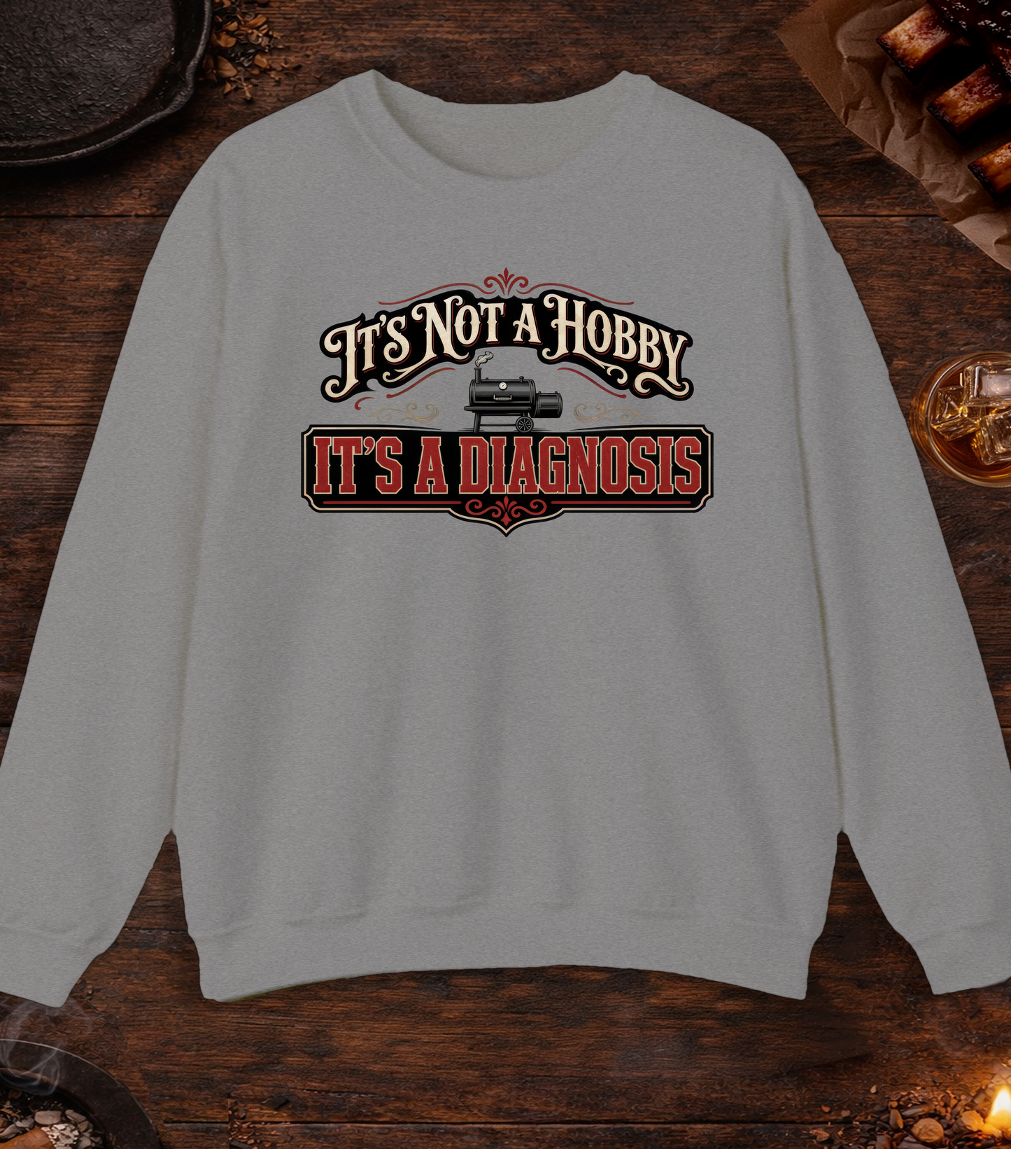 Not a Hobby Crewneck - Sport Grey