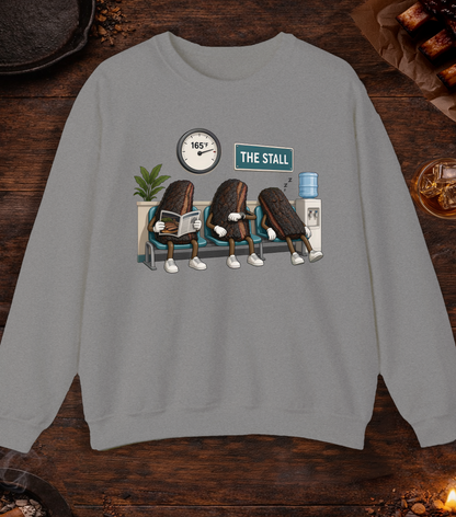 Stall Waiting Room Crewneck - Sport Grey