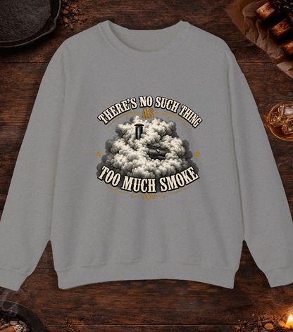Too Much Smoke Crewneck - Sport Grey