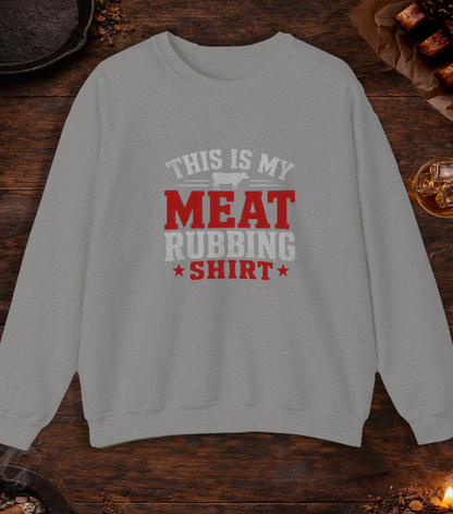 Meat Rubbing Shirt Crewneck - Sport Grey