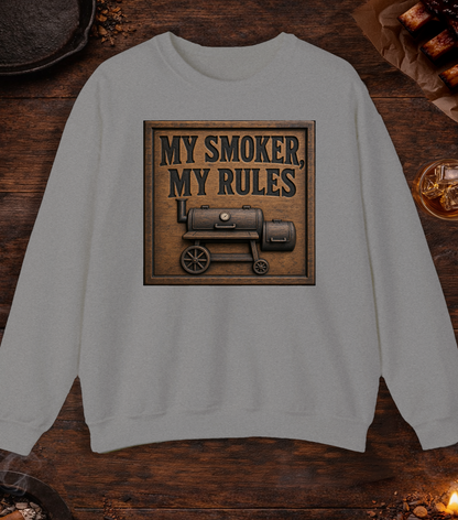 My Smoker My Rules Crewneck - Sport Grey