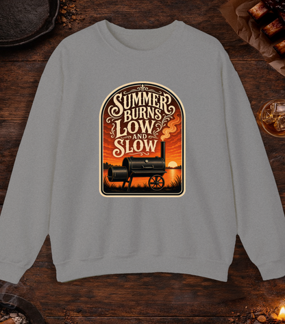 Summer Burns Low Slow Crewneck - Sport Grey