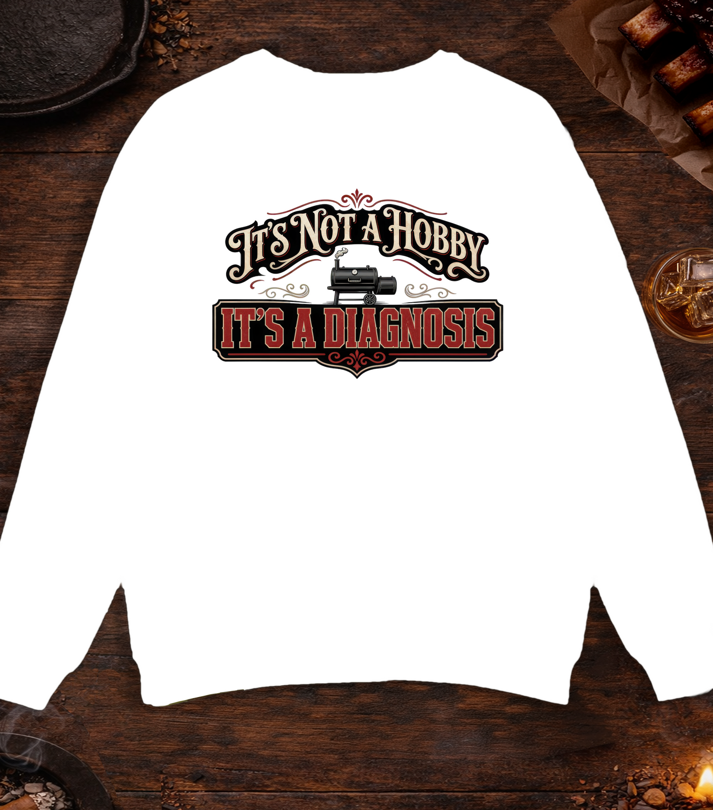 Not a Hobby Crewneck - White