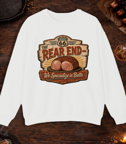 The Rear End Crewneck - White