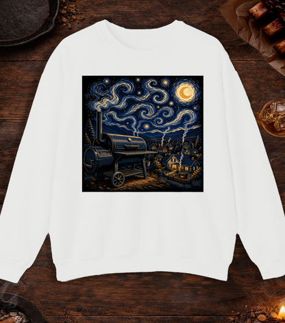 Smokey Night Crewneck - White