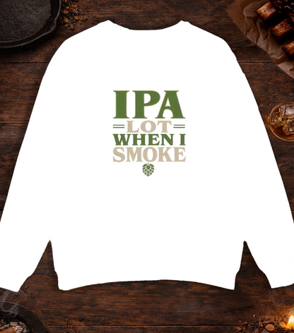 IPA Lot Crewneck - White