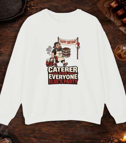 Everyone Else's Caterer Crewneck - White