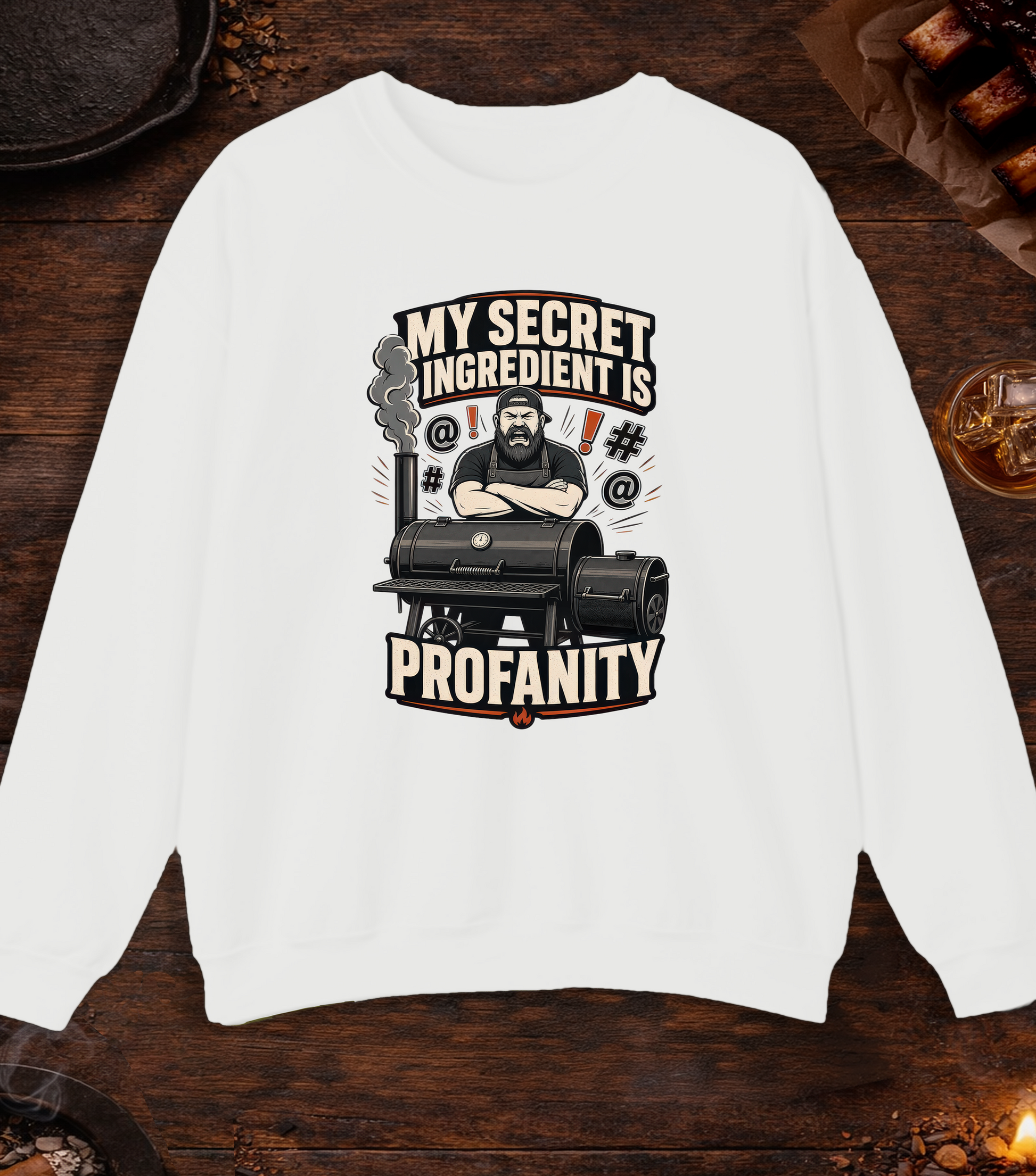 My Secret Ingredient Crewneck - White