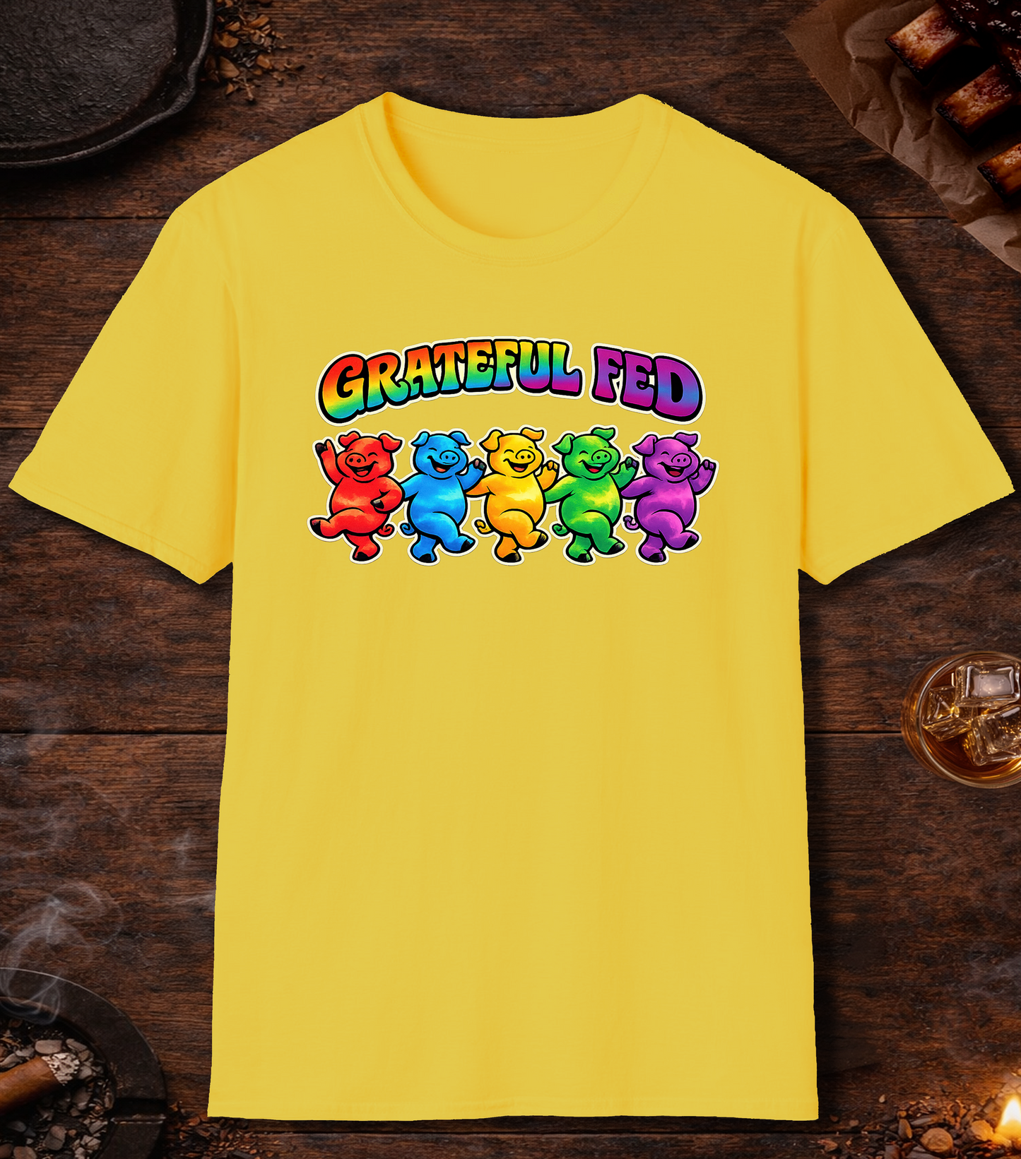 Grateful Fed Parody T-Shirt - Daisy