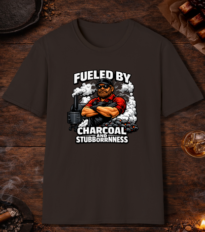 Fueled By Charcoal And Stubborness T-Shirt - Dark Chocolate