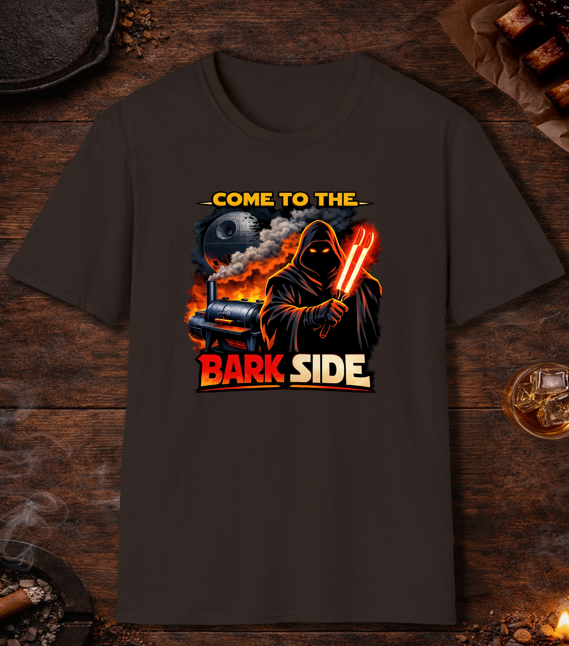 Come To The Bark Side Parody T-Shirt - Dark Chocolate