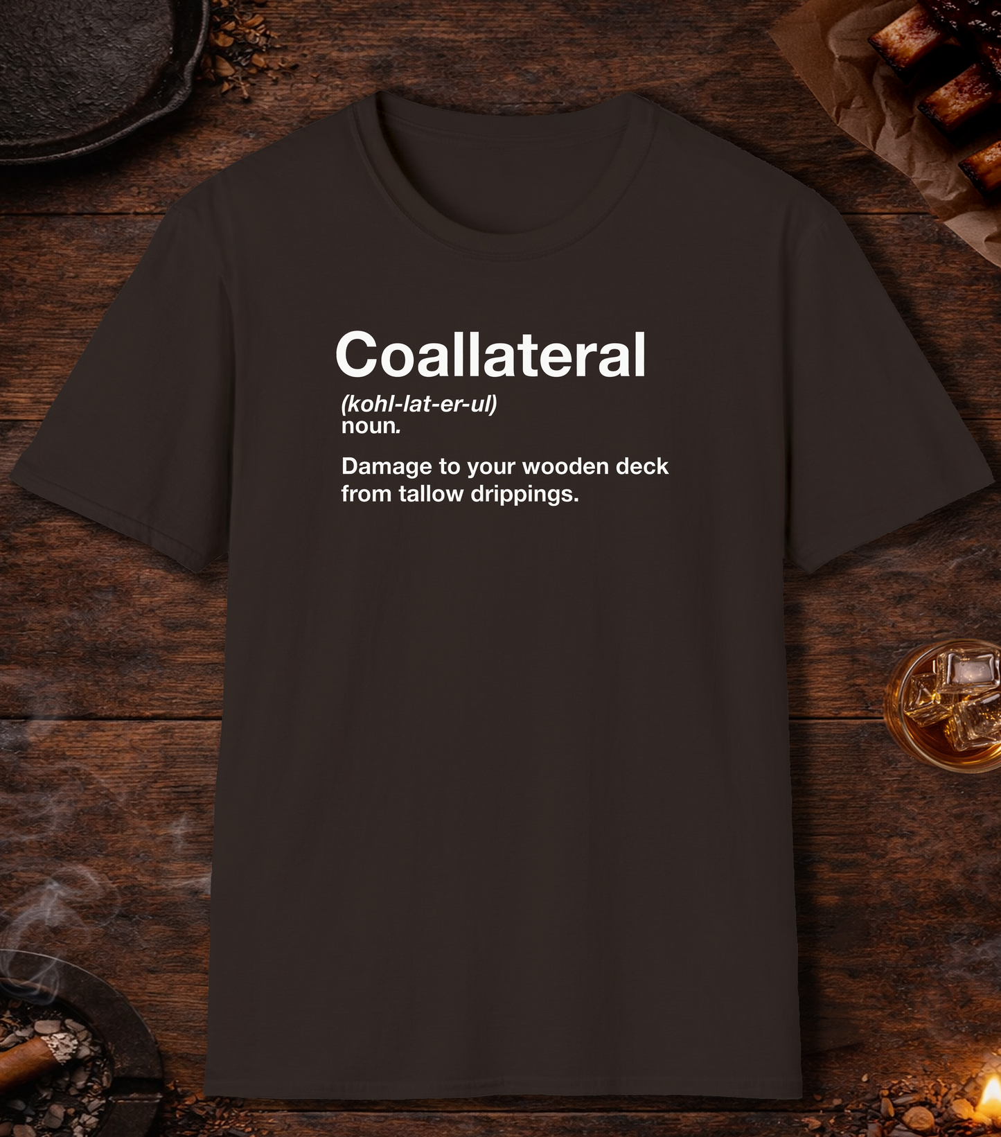 Coallateral T-Shirt - Dark Chocolate