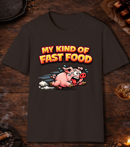 My Kind Of Fast Food T-Shirt - Dark Chocolate