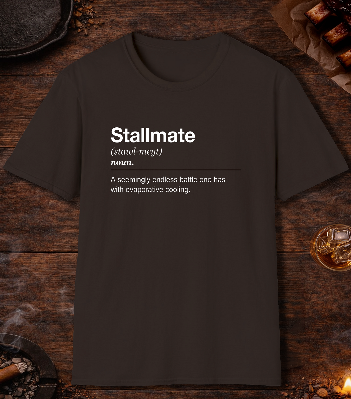 Stallmate Definition T-Shirt - Dark Chocolate