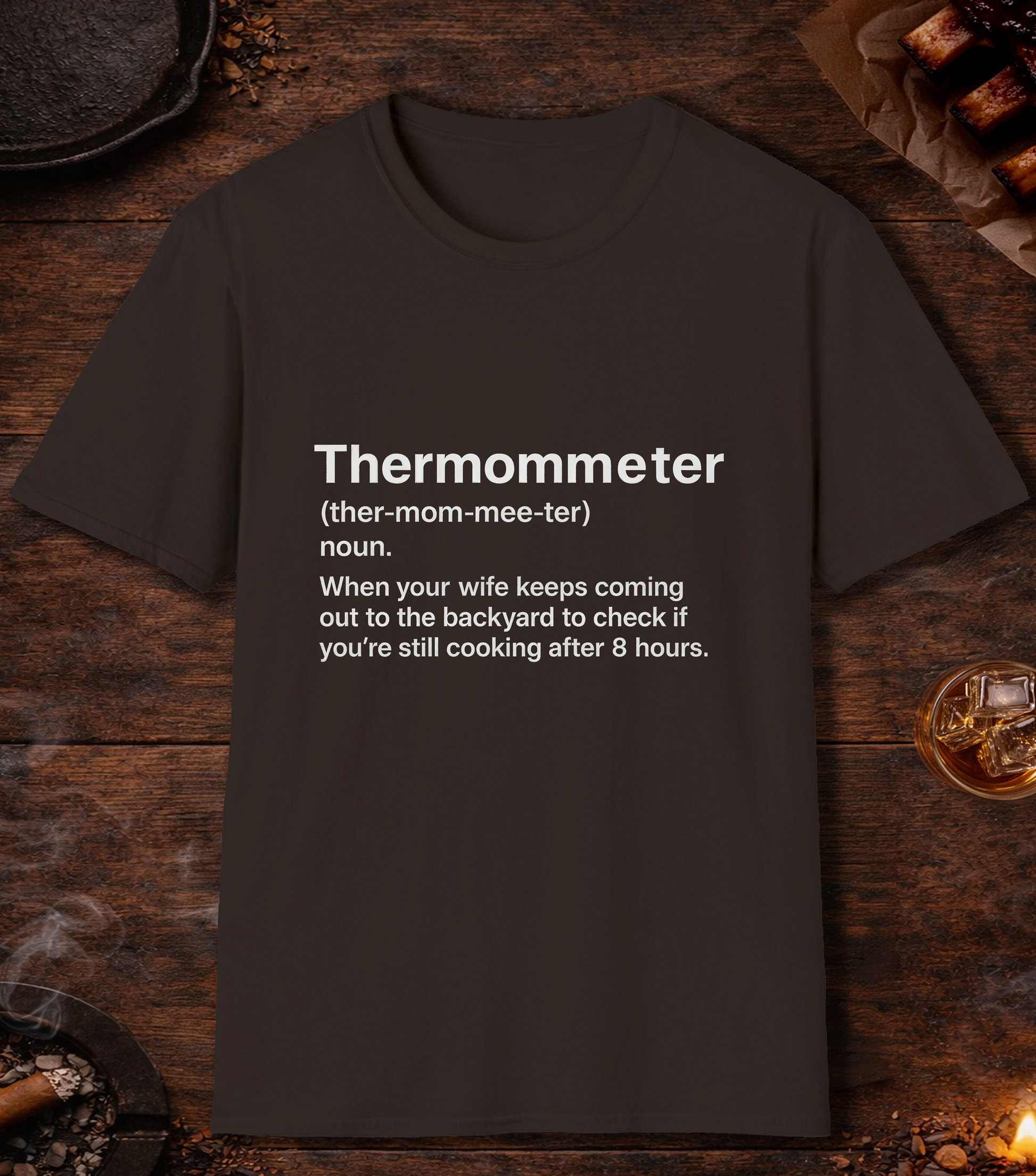 Thermommeter T-Shirt - Dark Chocolate