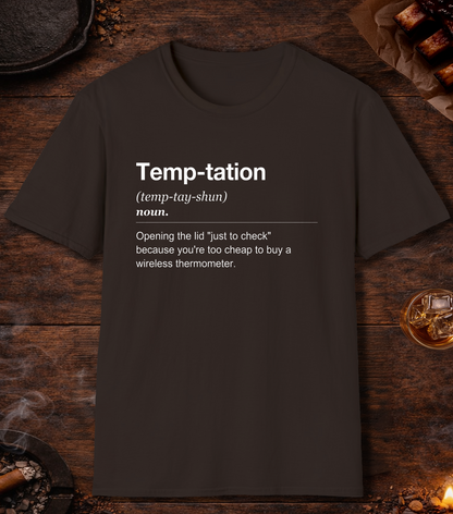 Temp Tation Definition T-Shirt - Dark Chocolate