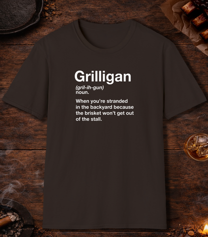 Grilligan Definition T-Shirt - Dark Chocolate