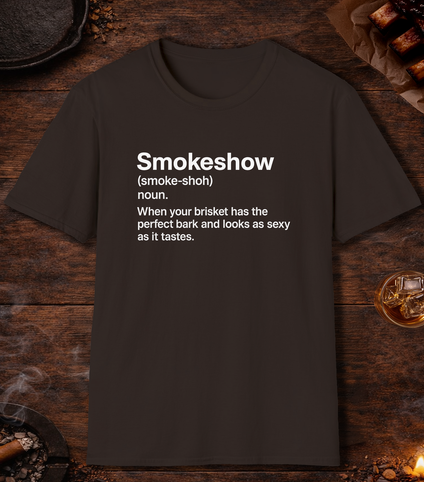Smokeshow T-Shirt - Dark Chocolate