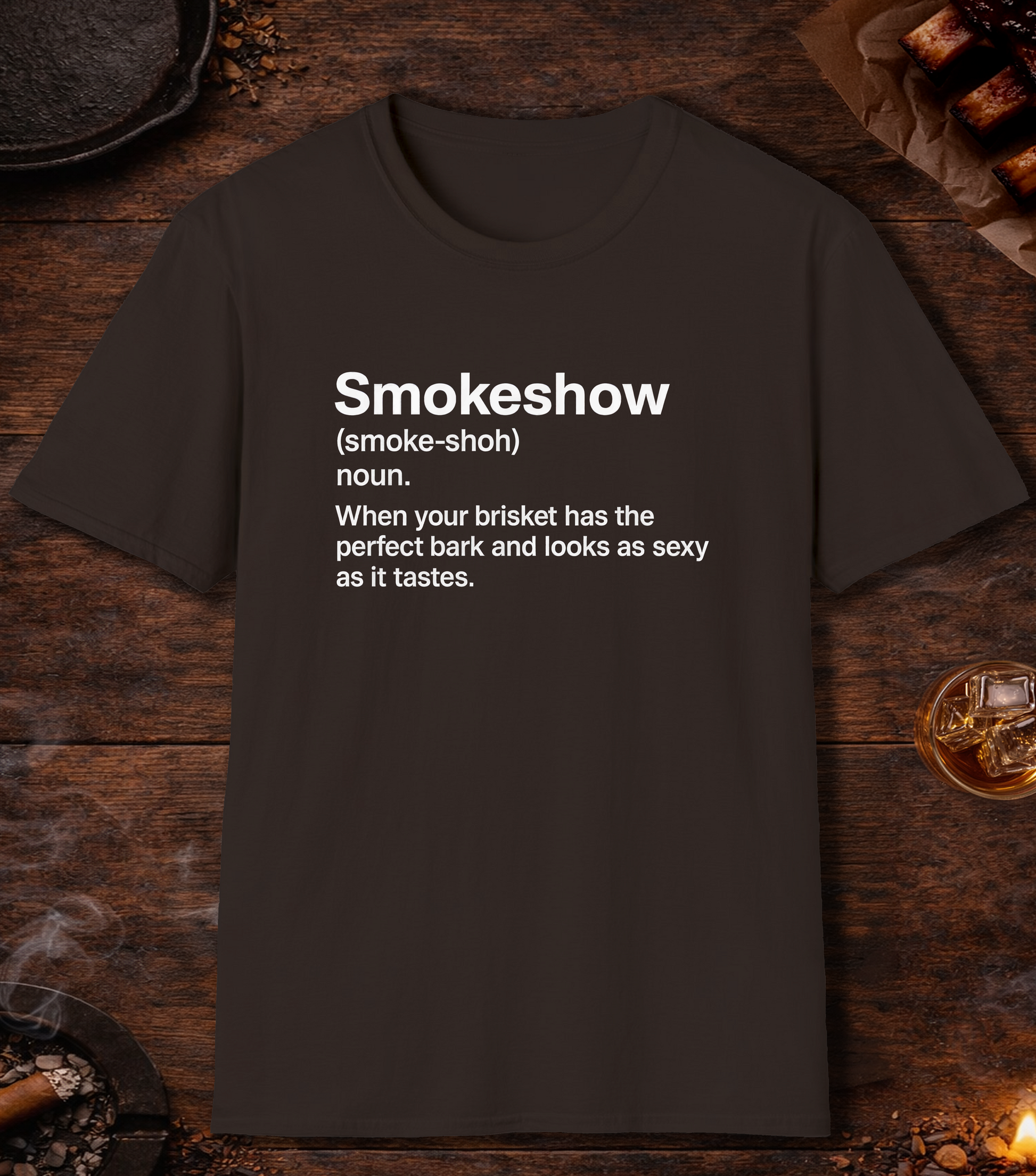 Smokeshow T-Shirt - Dark Chocolate