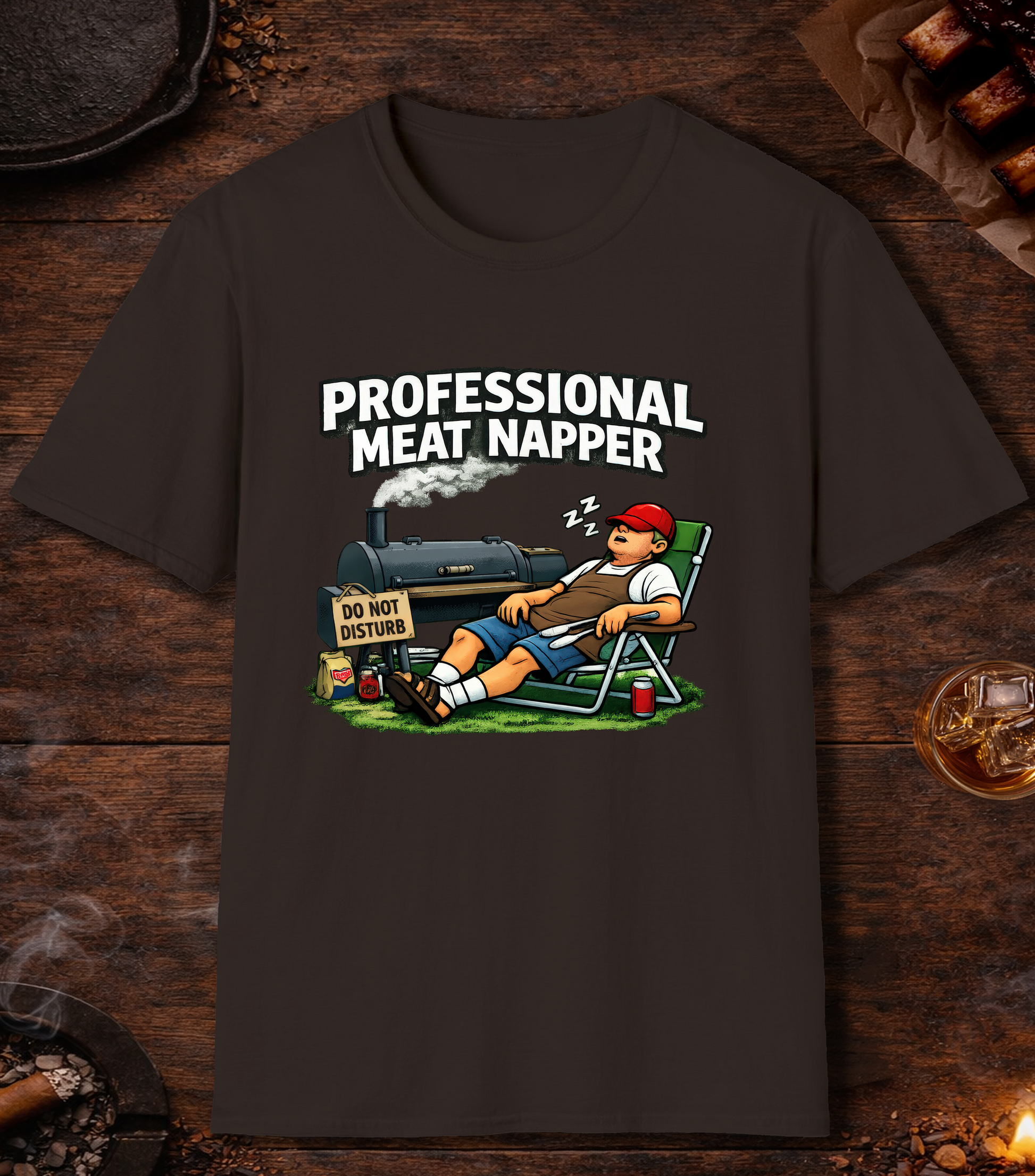 Professional Meat Napper T-Shirt - Dark Chocolate