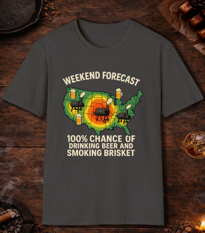 Weekend Forcast T-Shirt - Dark Heather