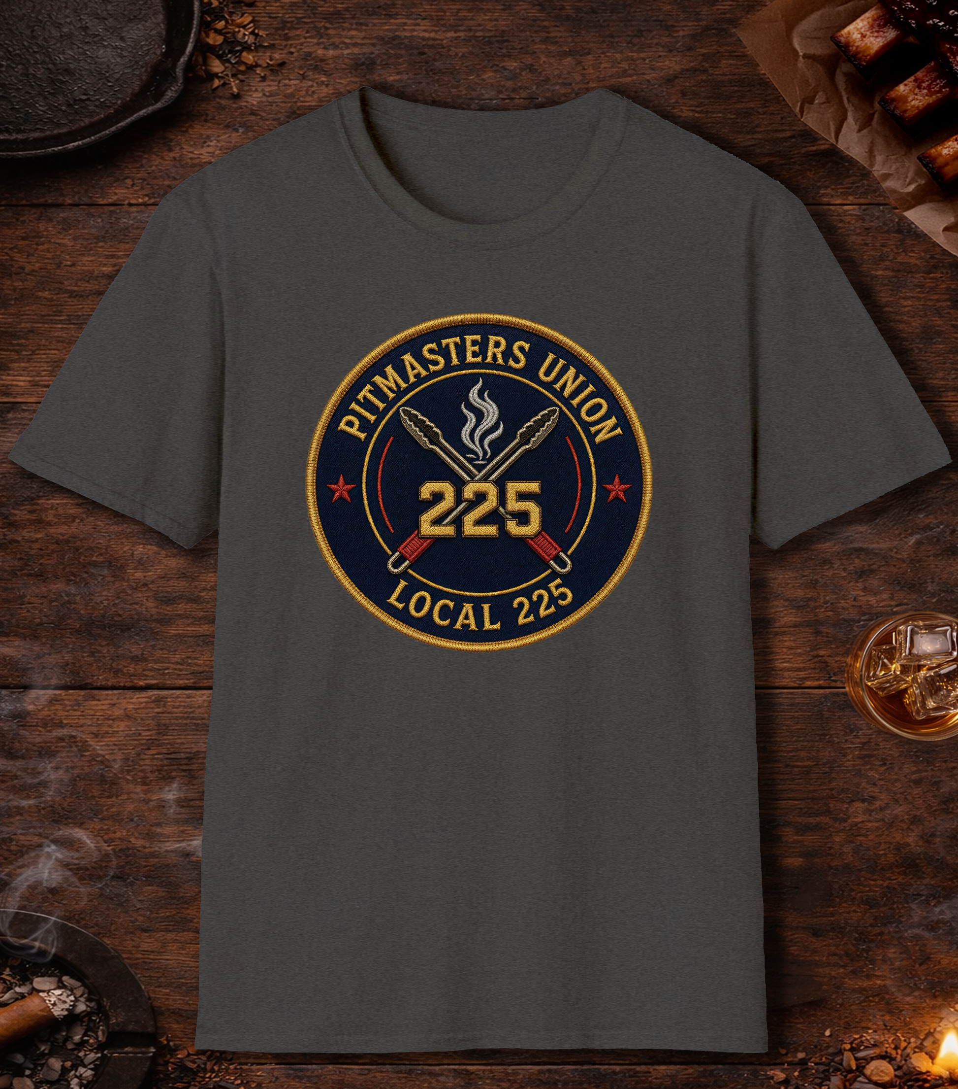 Pitmaster's Union T-Shirt - Dark Heather