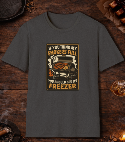 Smoker Full Freezer T-Shirt - Dark Heather