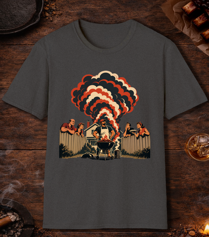 Neighborhood BBQ King T-Shirt - Dark Heather
