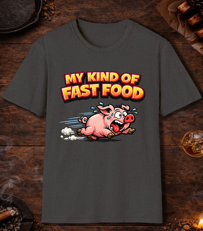 My Kind Of Fast Food T-Shirt - Dark Heather