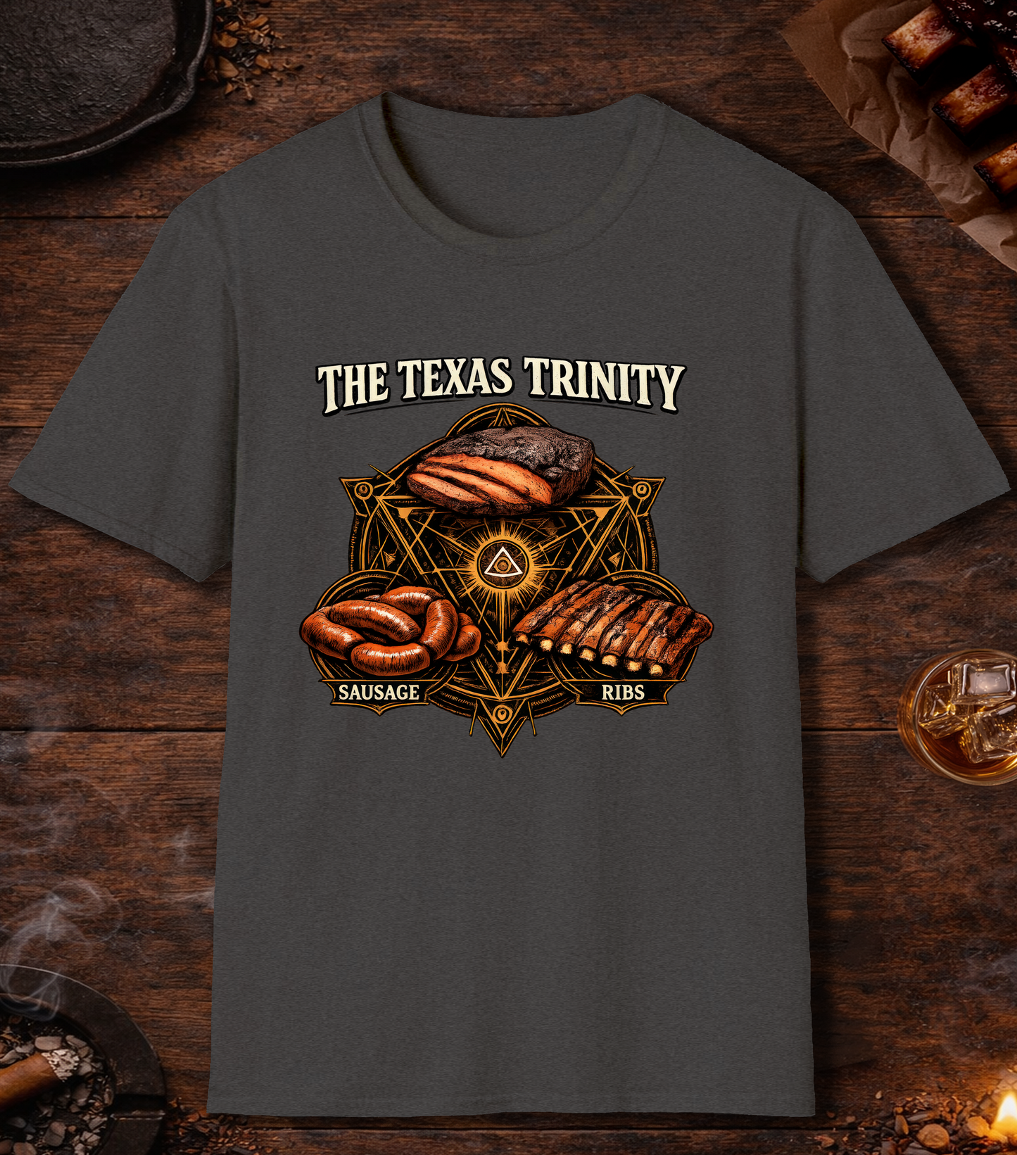 Texas Trinity T-Shirt - Dark Heather