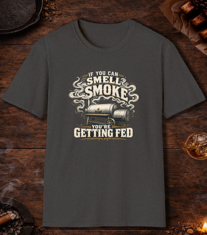 If You Smell Smoke T-Shirt - Dark Heather