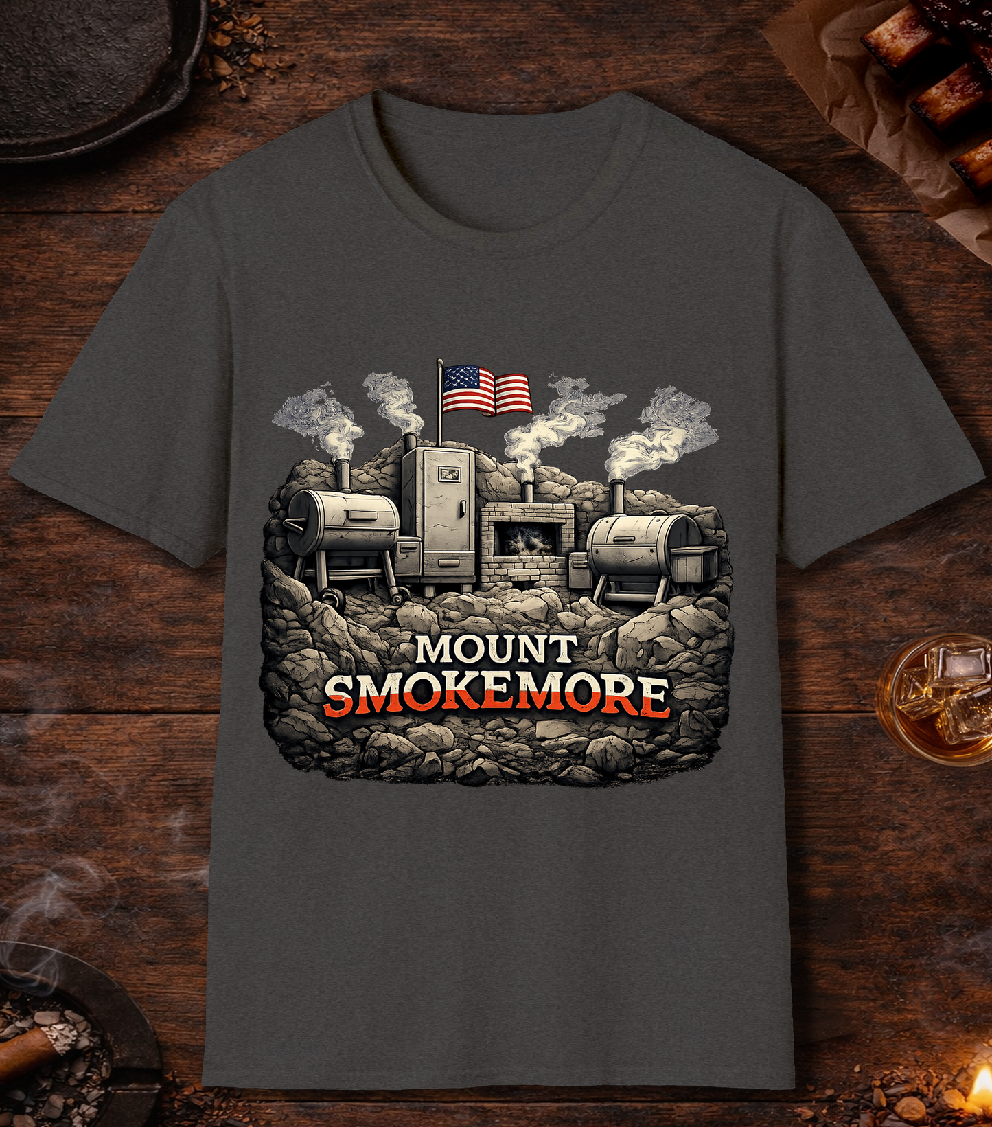 Mount Smokemore T-Shirt - Dark Heather