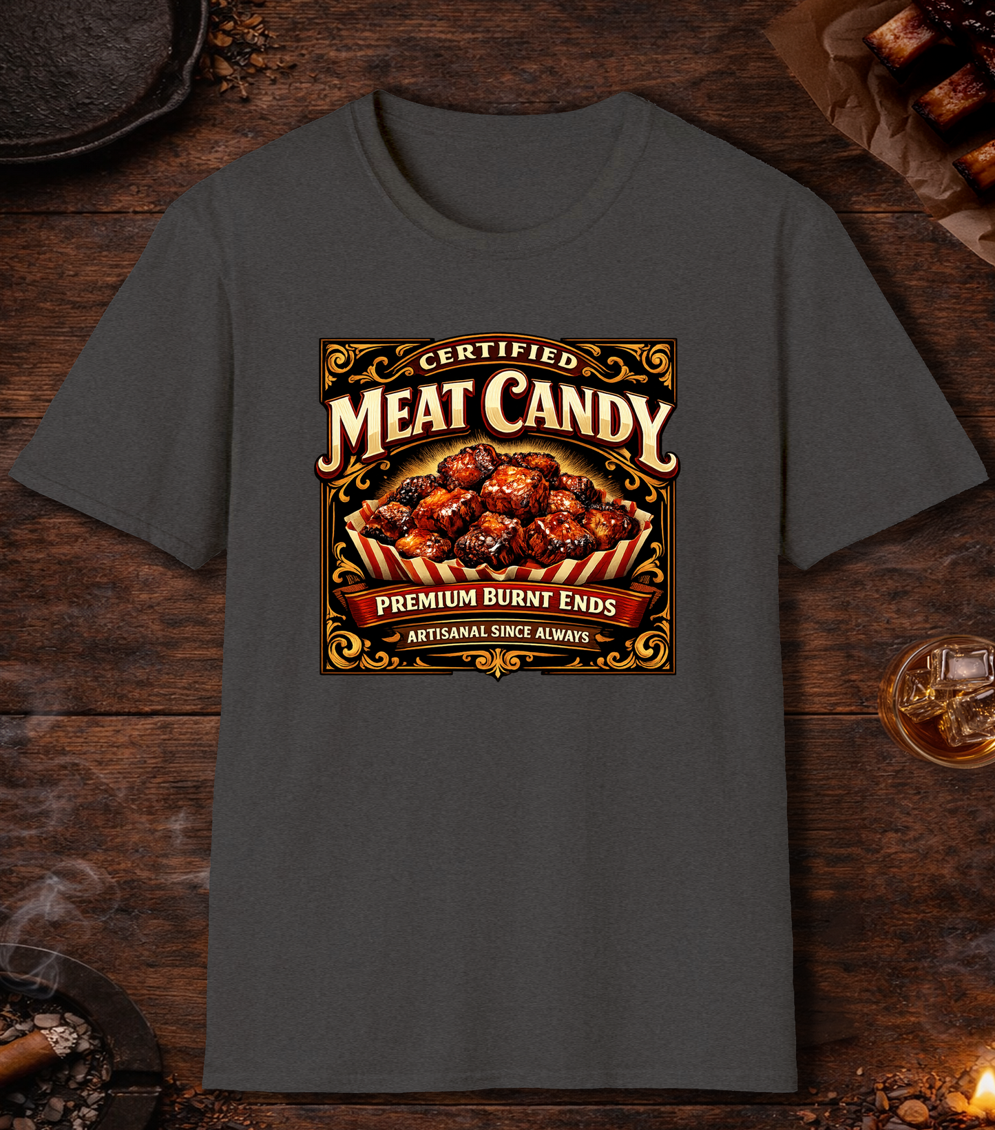 Certified Meat Candy T-Shirt - Dark Heather