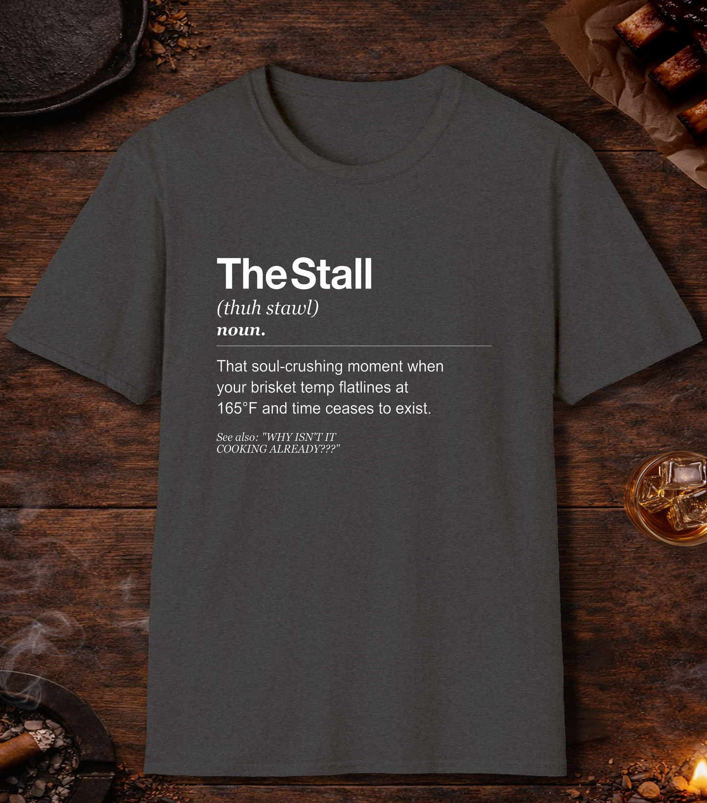 The Stall Definition T-Shirt - Dark Heather