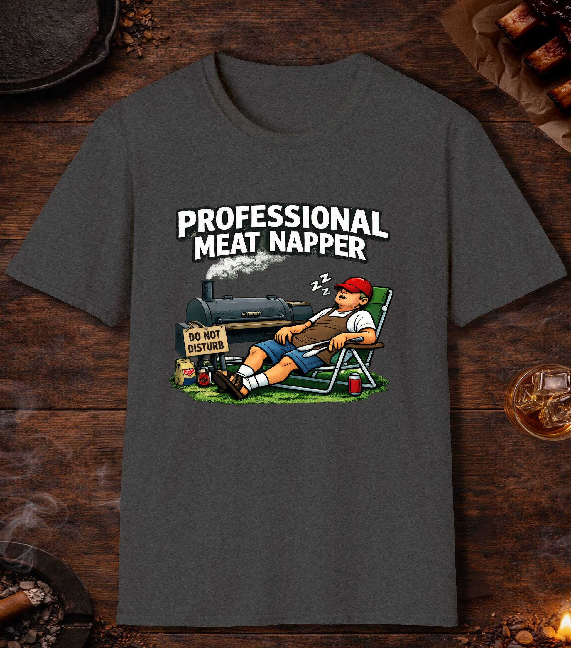 Professional Meat Napper T-Shirt - Dark Heather